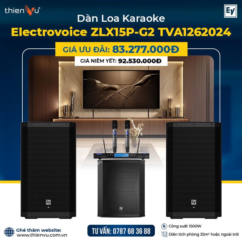Dàn loa karaoke Electrovoice ZLX15P-G2 TVA1262024 - Hình 2