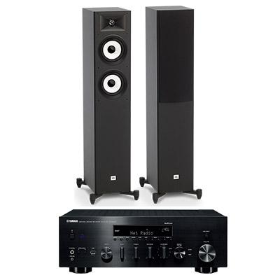 Dàn nghe nhạc 2 kênh NN35-TV (JBL STAGE A180 & Yamaha R N803) - Hình 1