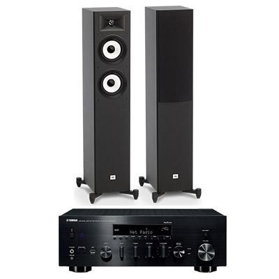 Dàn nghe nhạc 2 kênh NN35-TV (JBL STAGE A180 & Yamaha R N803) - Hình 1