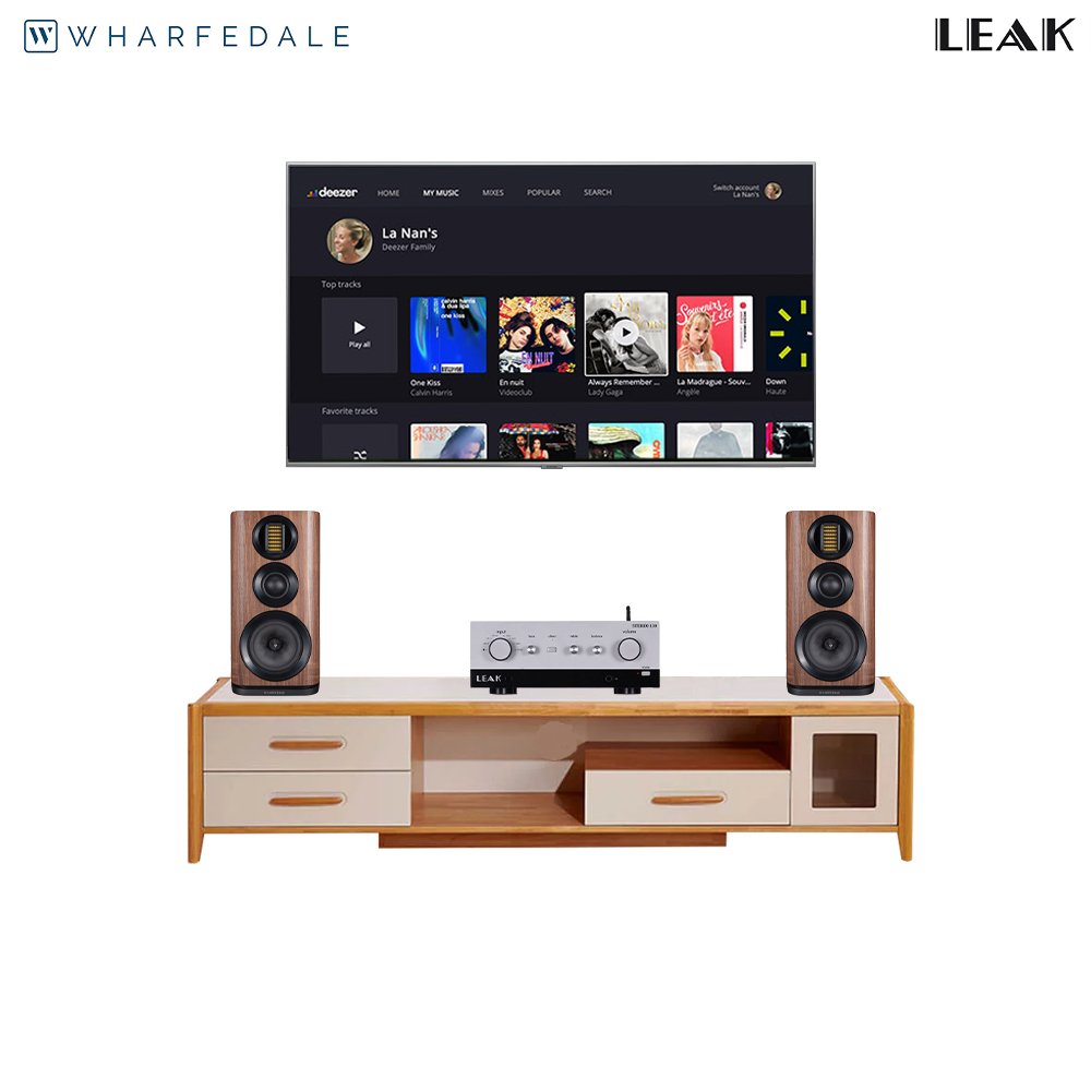 Dàn nghe nhạc NN98-TV (Wharfedale Evo 4.2 & Leak Stereo A130) - Hình 1