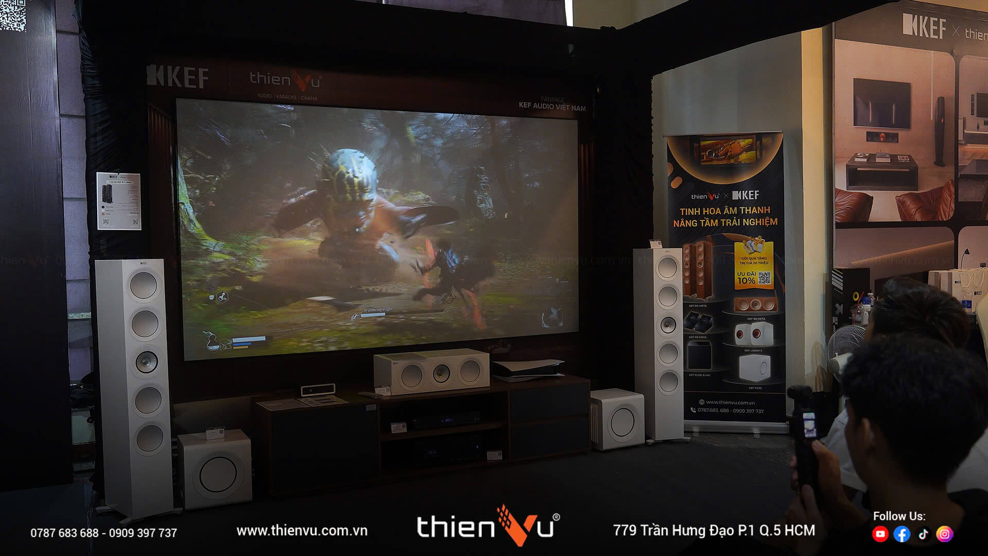 Dàn Karaoke Xem phim All In One Se Audiotechnik - KEF TVA07 - Hình 6