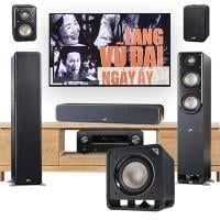 Dàn xem phim, nghe nhạc XPNN77-TV (Polk Audio S55 + Polk Audio S10 + Polk Audio S35 + Polk Audio HTS10 + Denon AVR X1600H) - Hình 1