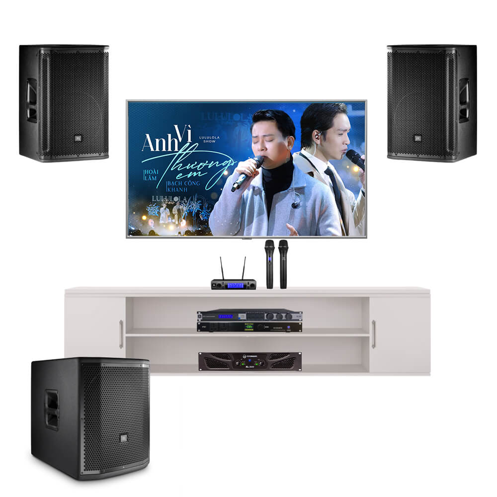 Dàn Âm Thanh Karaoke JBL SRX812 TVA 822023 - Hình 1