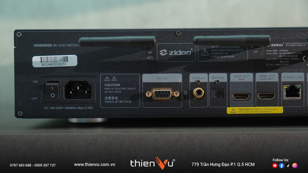 Mua Đầu Phát Zidoo UHD 8000 Chính Hãng 100% | Giá Tốt Nhất