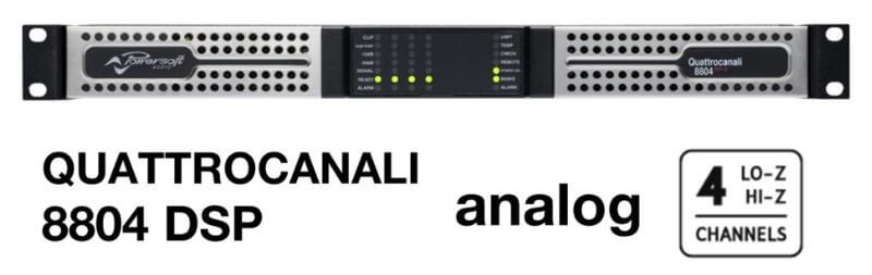 Cục đẩy Powersoft Quattrocanali 8804 DSP 4 kênh Chính Hãng - Hình 5