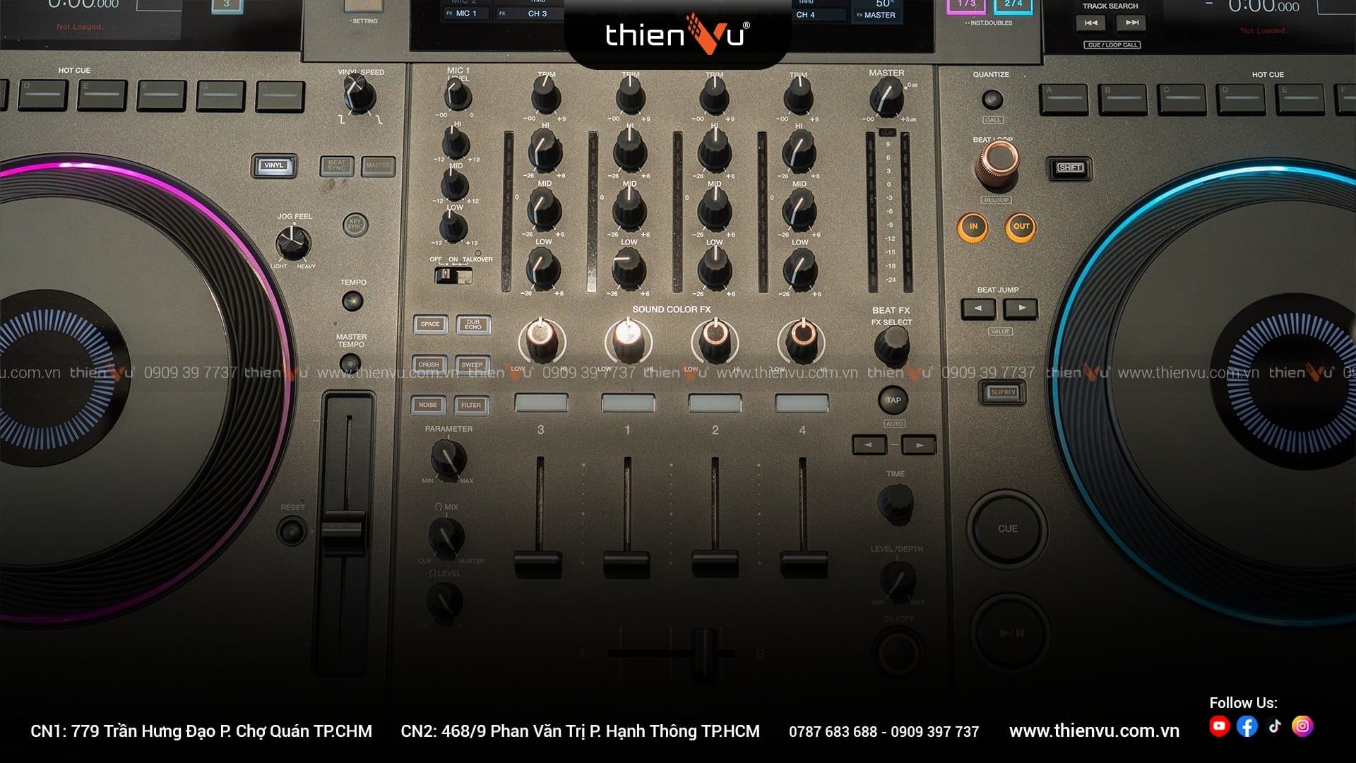 Bàn DJ Pioneer OPUS QUAD Chính Hãng - Hình 7