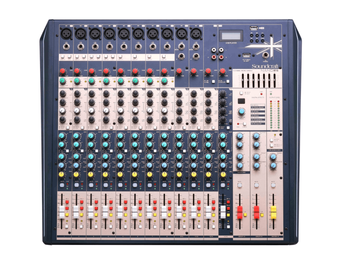 Mixer Soundcraft Nano M16 chính hãng - Hình 1