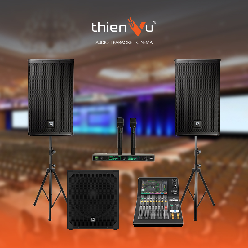 Hệ Thống Âm Thanh Hội Trường 50-80 Khách TV27 - Hình 1