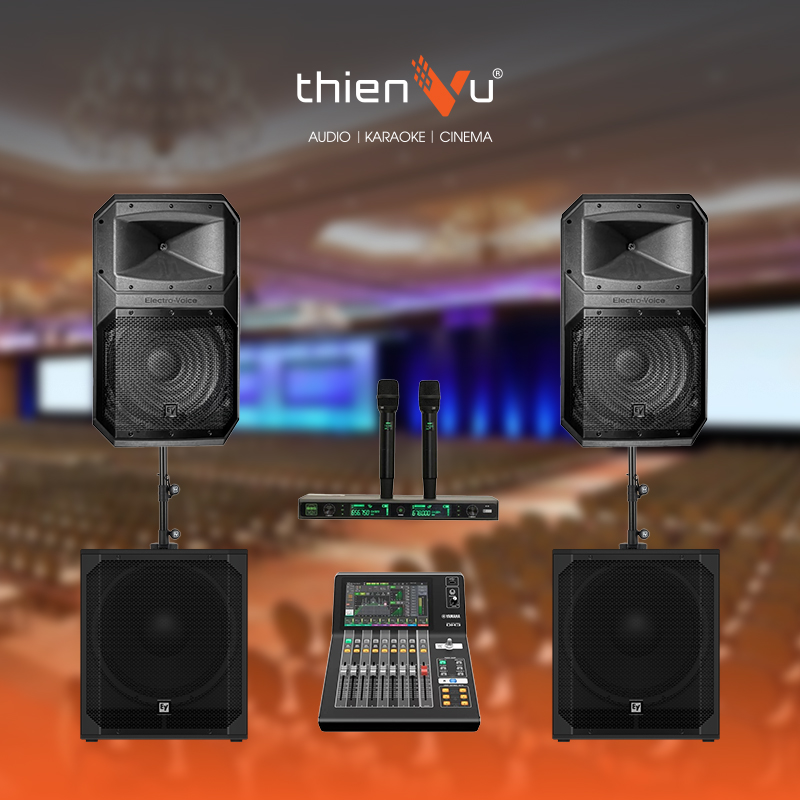 Hệ Thống Âm Thanh Hội Trường 70-100 Khách TV25 - Hình 1