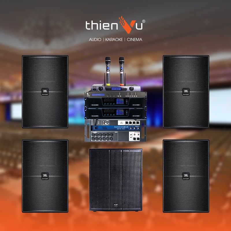 Hệ Thống Âm Thanh Hội Trường Cao Cấp 150-200m2 TV16 Chính Hãng - Hình 1