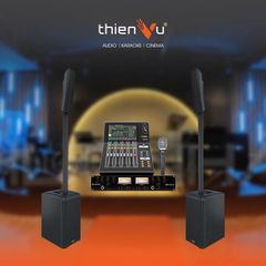 Hệ Thống Âm Thanh Phòng Trà QSC KC12 TV17
