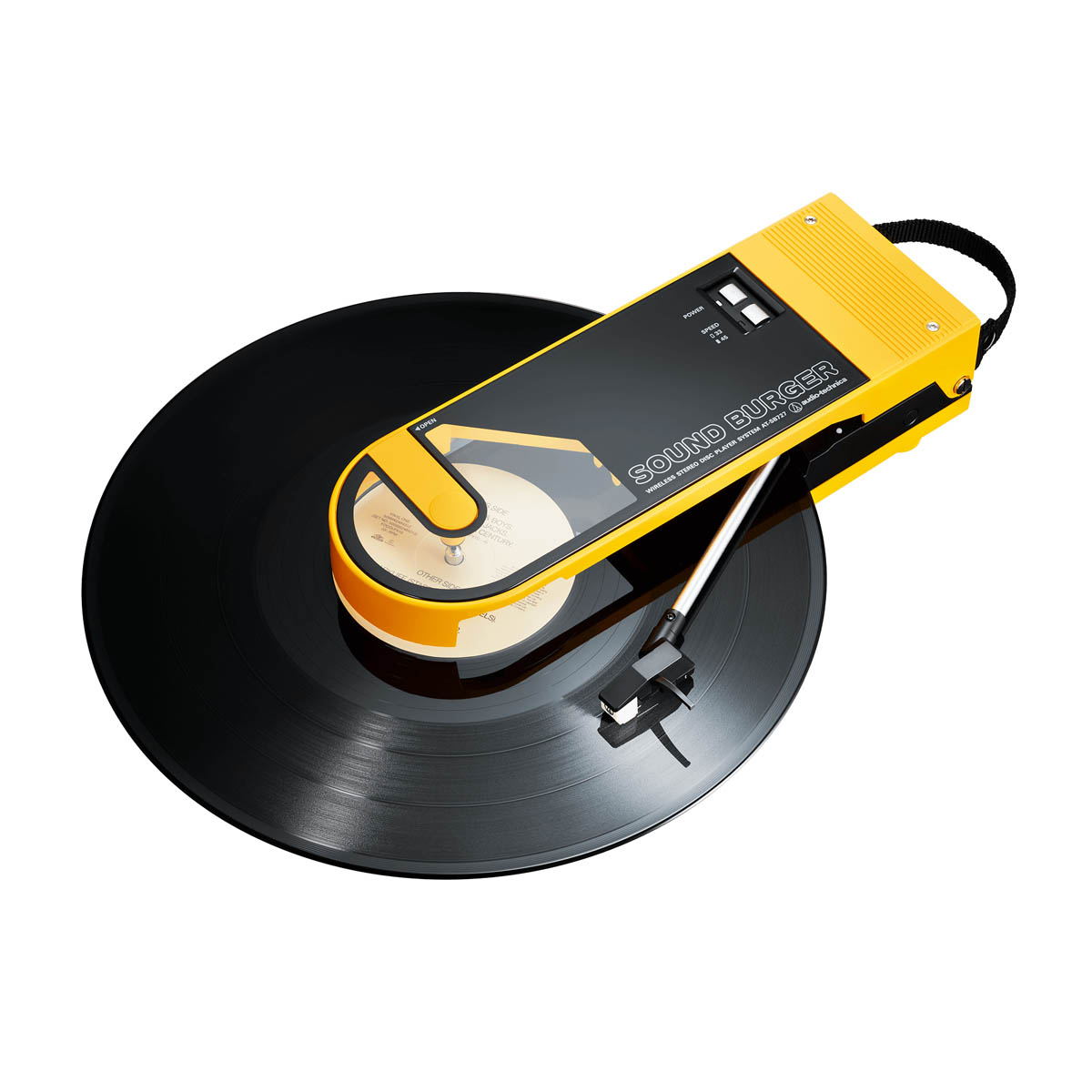 Mâm Đĩa Than Audio Technica Sound Burger - Portable Bluetooth Turntable TATSB727 - Hình 1