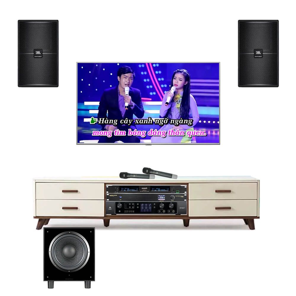 Bộ Dàn Loa Karaoke Gia Đình JBL KP2010G2 TVA 452022 - Hình 1