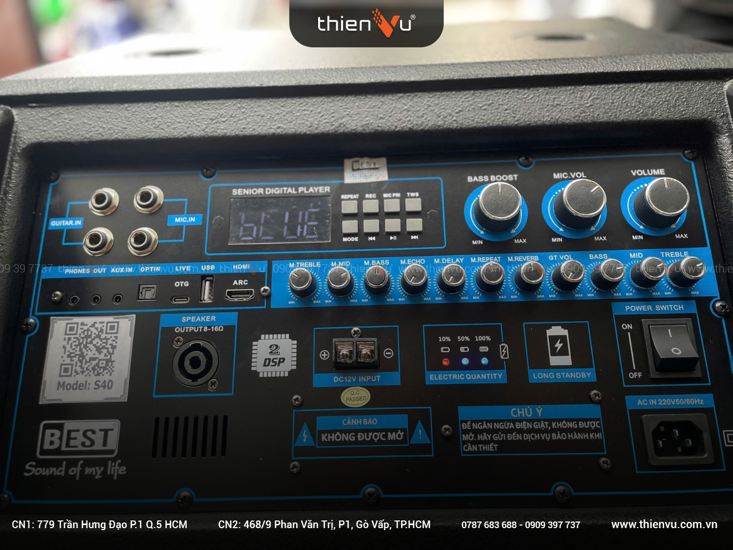 Loa Kéo Best Audio S40 Chính Hãng - Hình 5