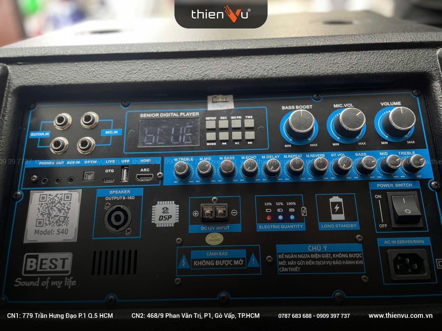 Loa Kéo Best Audio S40 Chính Hãng - Hình 5