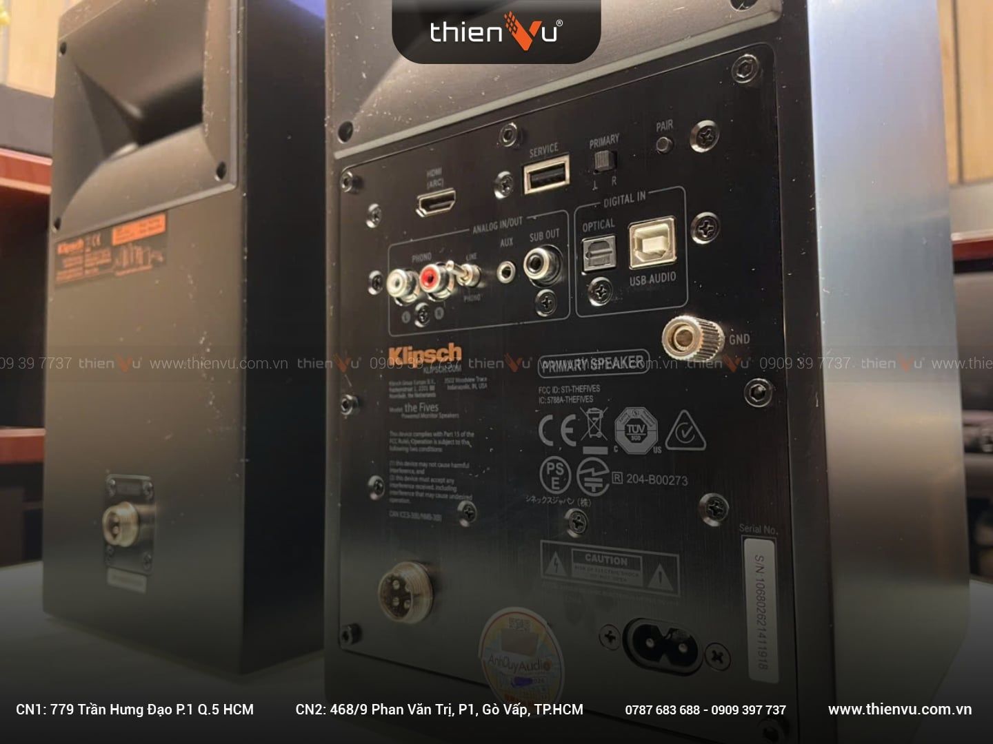Loa Nghe Nhạc Klipsch The Fives Chính Hãng - Hình 7