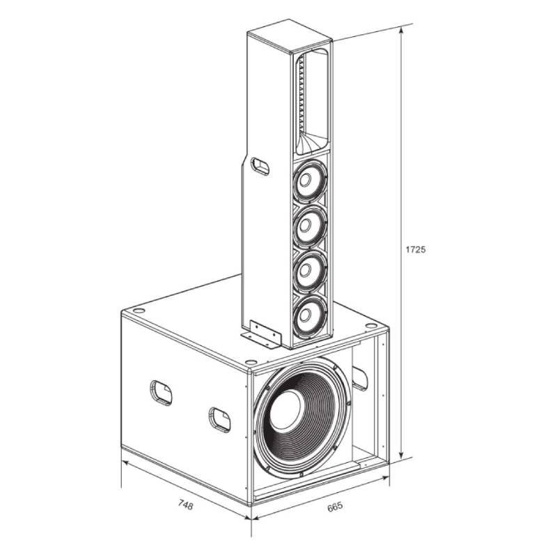 Loa Hội Trường Sumico EUROTECH 1846 Cao Cấp - Hình 2