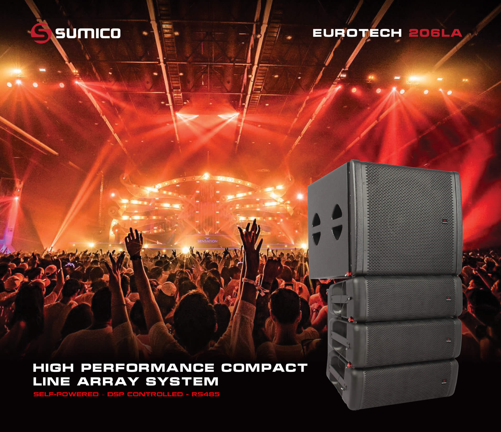 Loa Sân Khấu Sumico EUROTECH 206LA Chính Hãng - Hình 6