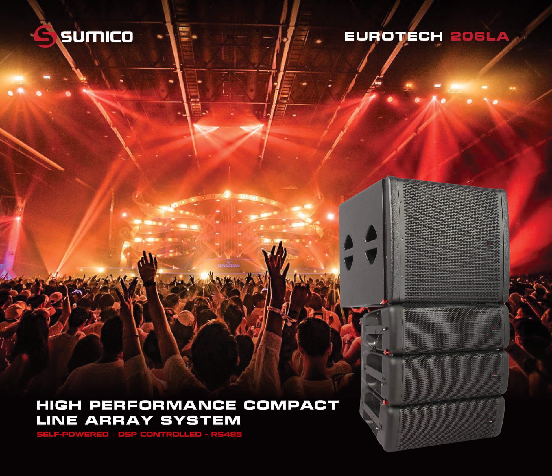 Loa Sân Khấu Sumico EUROTECH 206LA Chính Hãng - Hình 6