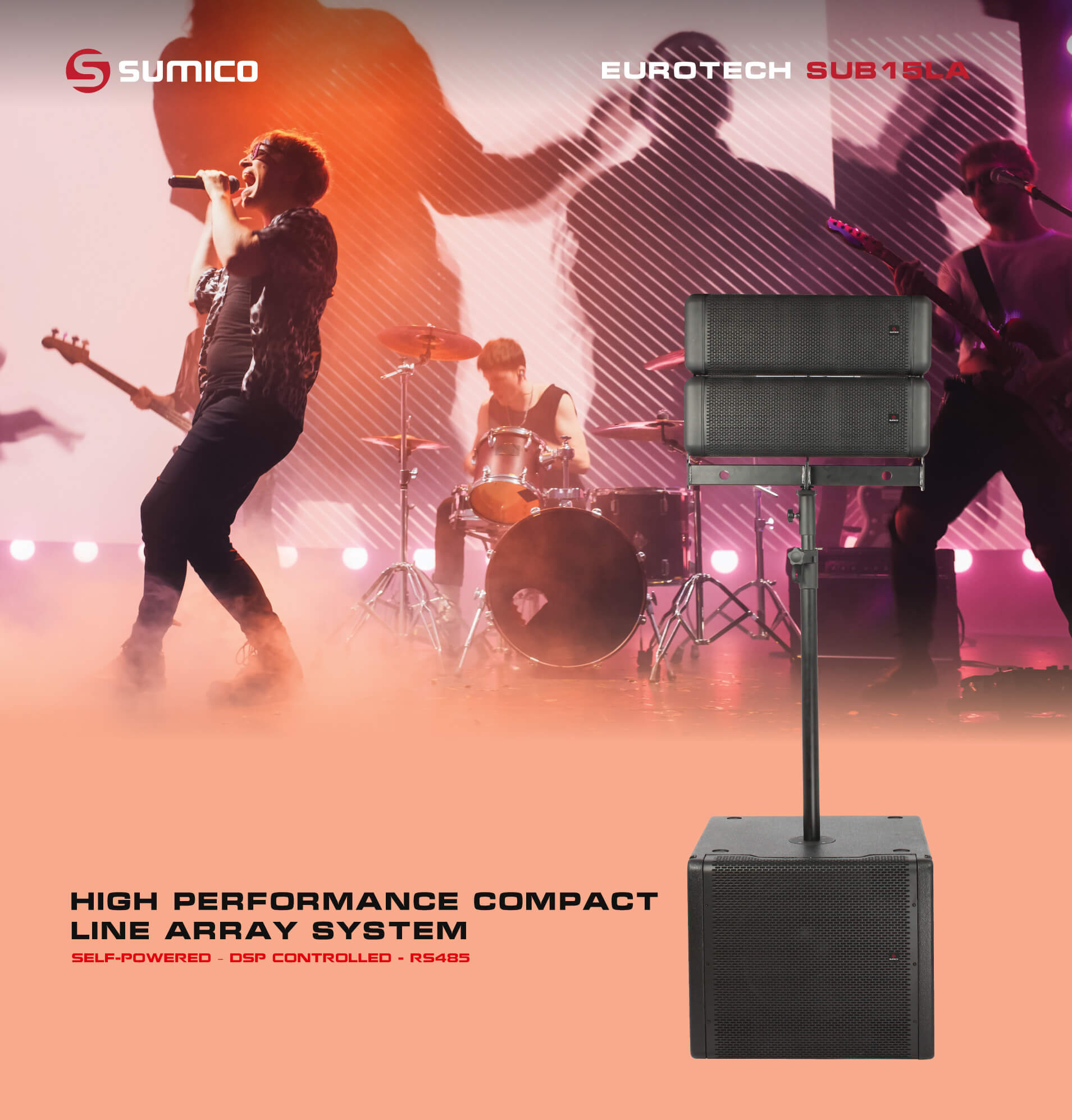 Loa Subwoofer Sumico EUROTECH SUB15LA Chính Hãng - Hình 6