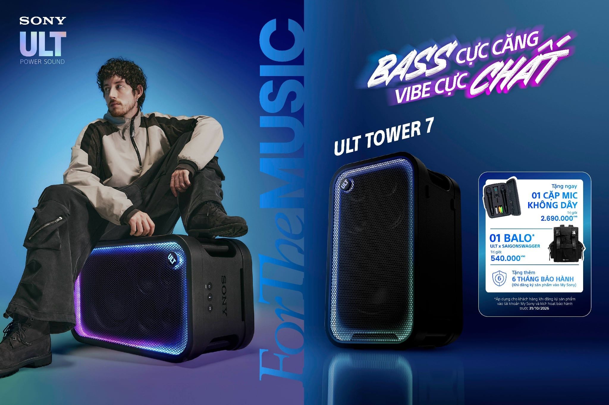 Loa Di Động Sony ULT Tower 7 Chính Hãng - Hình 6
