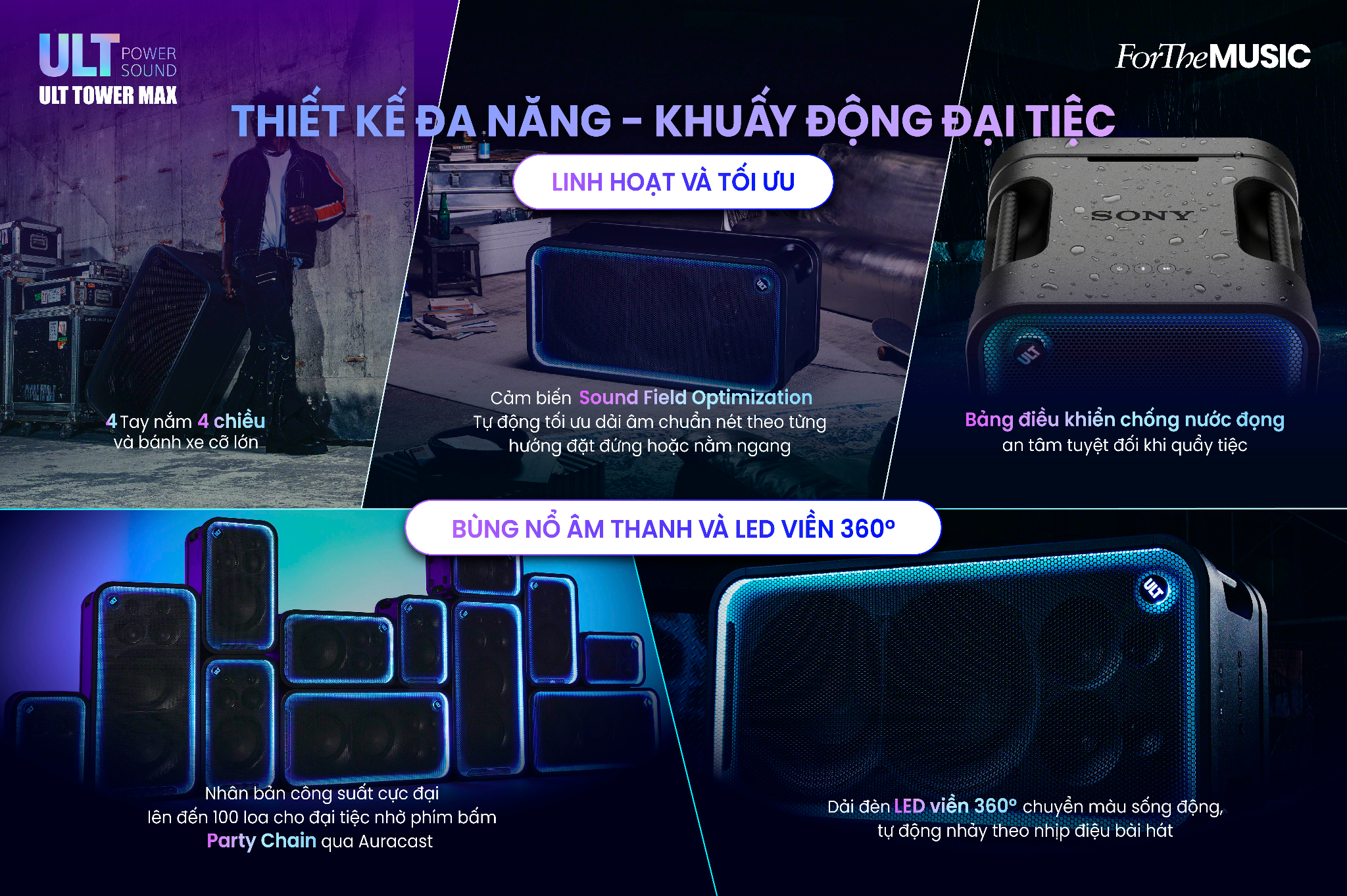 Loa Di Động Sony ULT Tower Max Mới Nhất - Hình 13