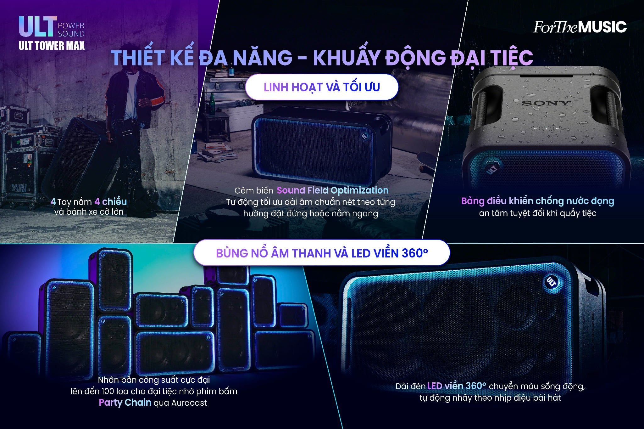 Loa Di Động Sony ULT Tower Max Mới Nhất - Hình 13