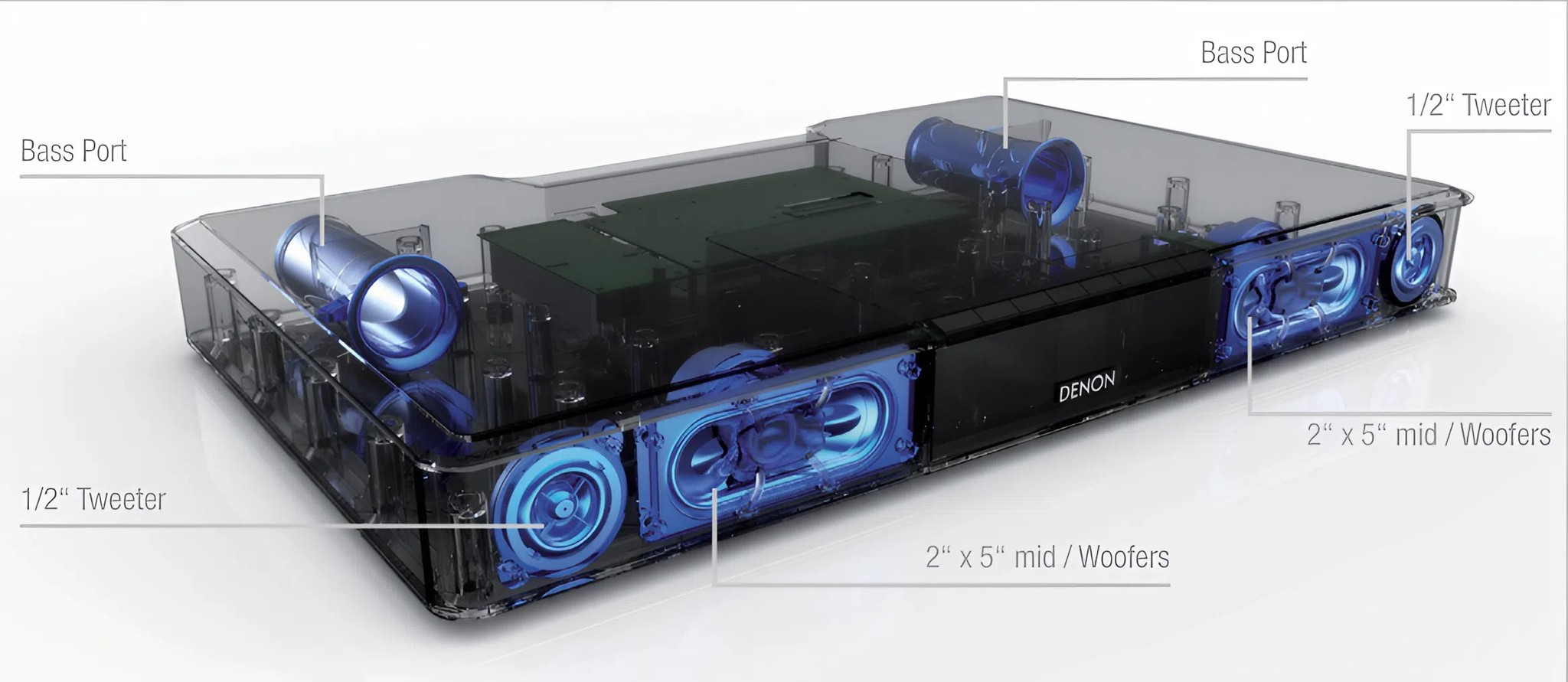 Loa Soundbar Denon DHT T110 Chính Hãng - Hình 6
