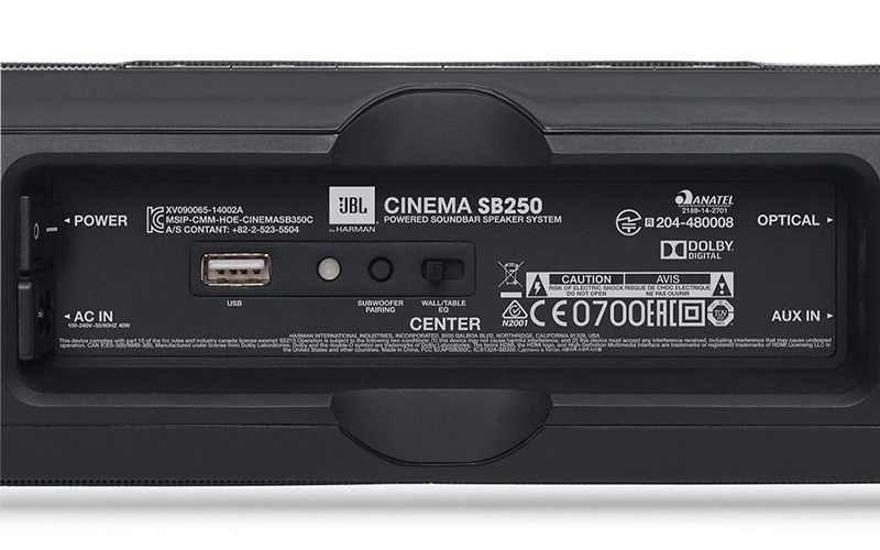 Loa Soundbar JBL SB250 Chính Hãng - Hình 5