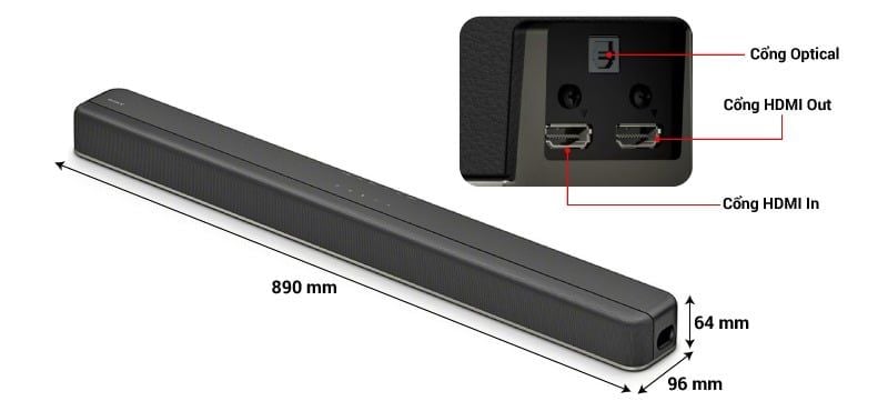 Loa soundbar Sony HT-X8500 chính hãng - Hình 4