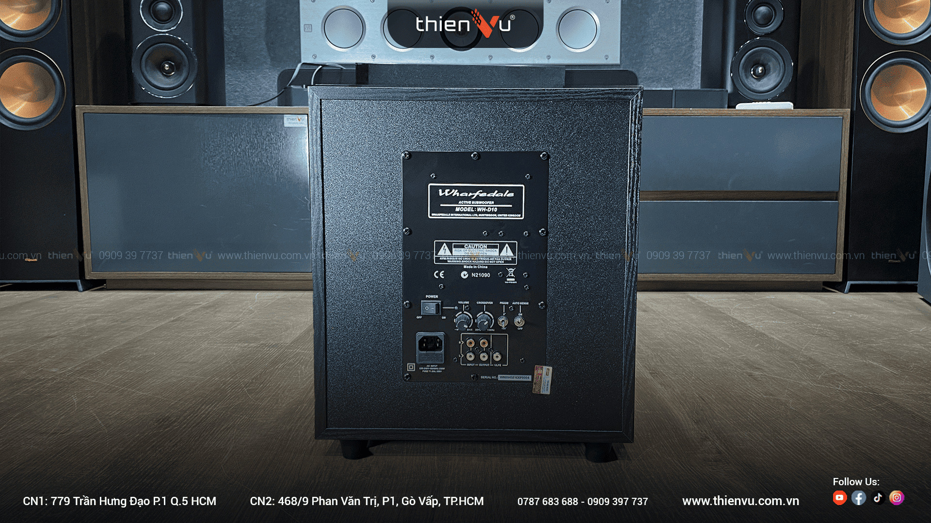 Loa Sub Wharfedale Subwoofer WH-D10 Chính Hãng - Hình 8