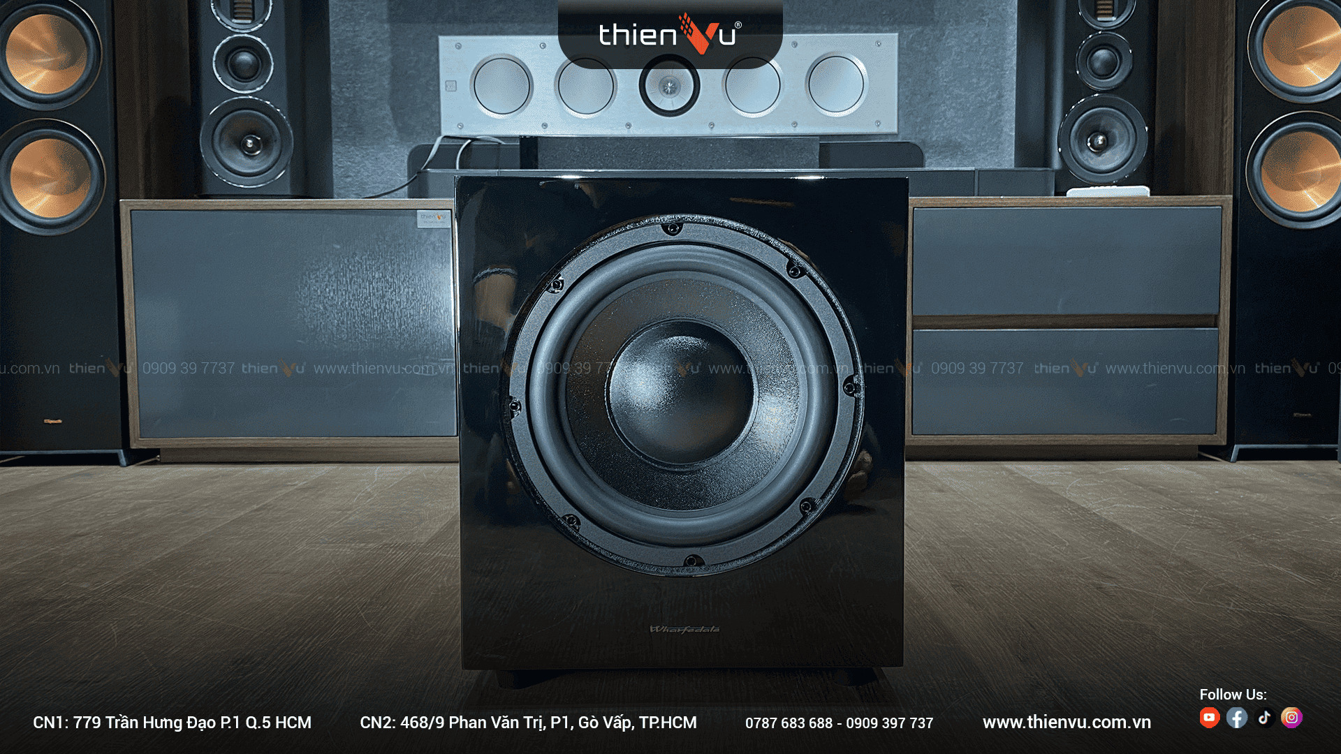 Loa Sub Wharfedale Subwoofer WH-D10 Chính Hãng - Hình 6