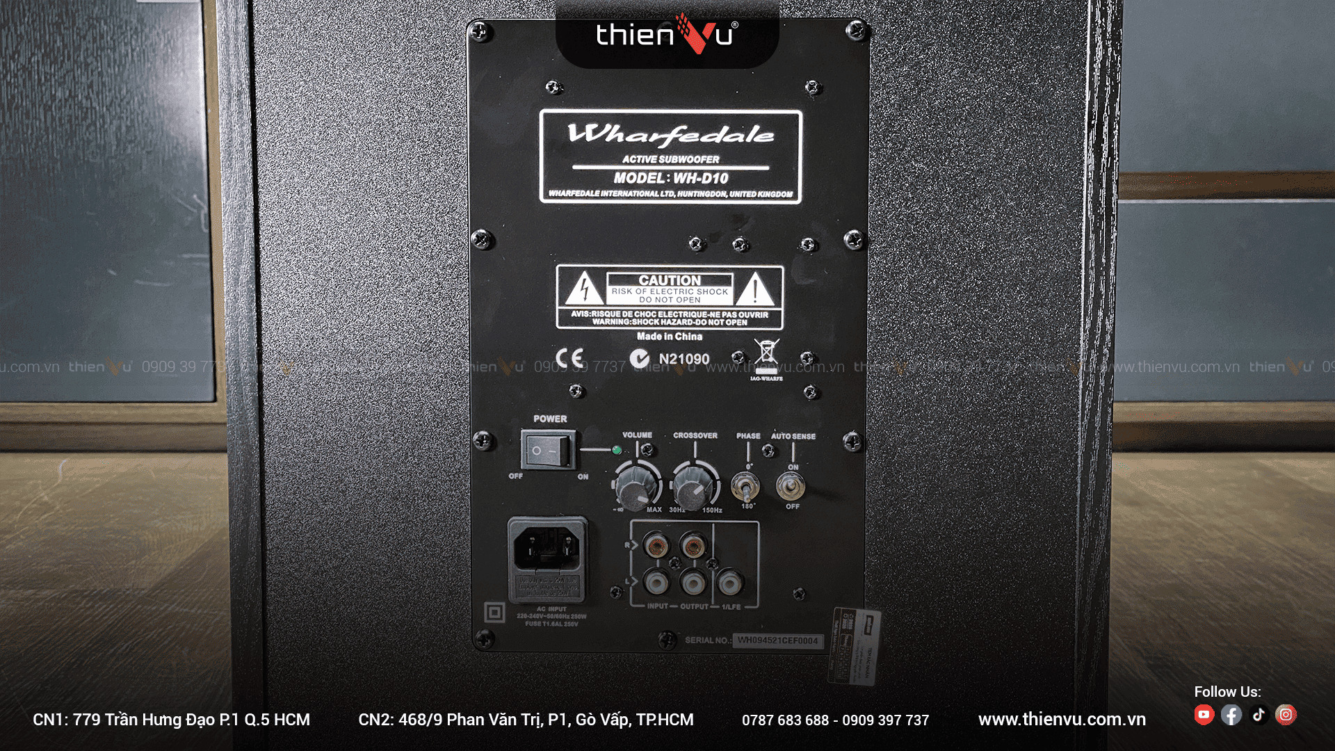 Loa Sub Wharfedale Subwoofer WH-D10 Chính Hãng - Hình 9