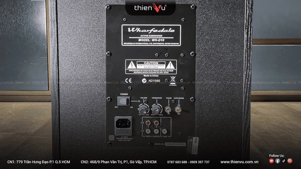 Loa Sub Wharfedale Subwoofer WH-D10 Chính Hãng - Hình 9