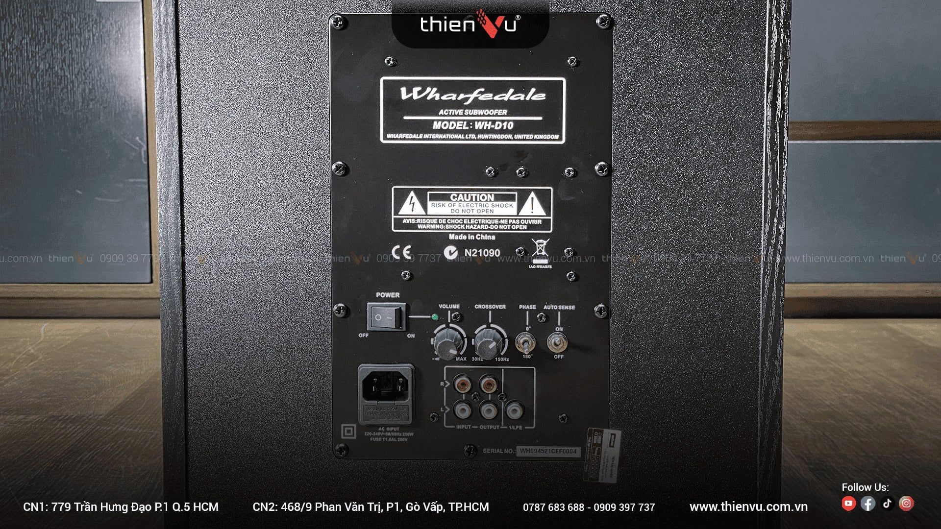 Loa Sub Wharfedale Subwoofer WH-D10 Chính Hãng - Hình 9