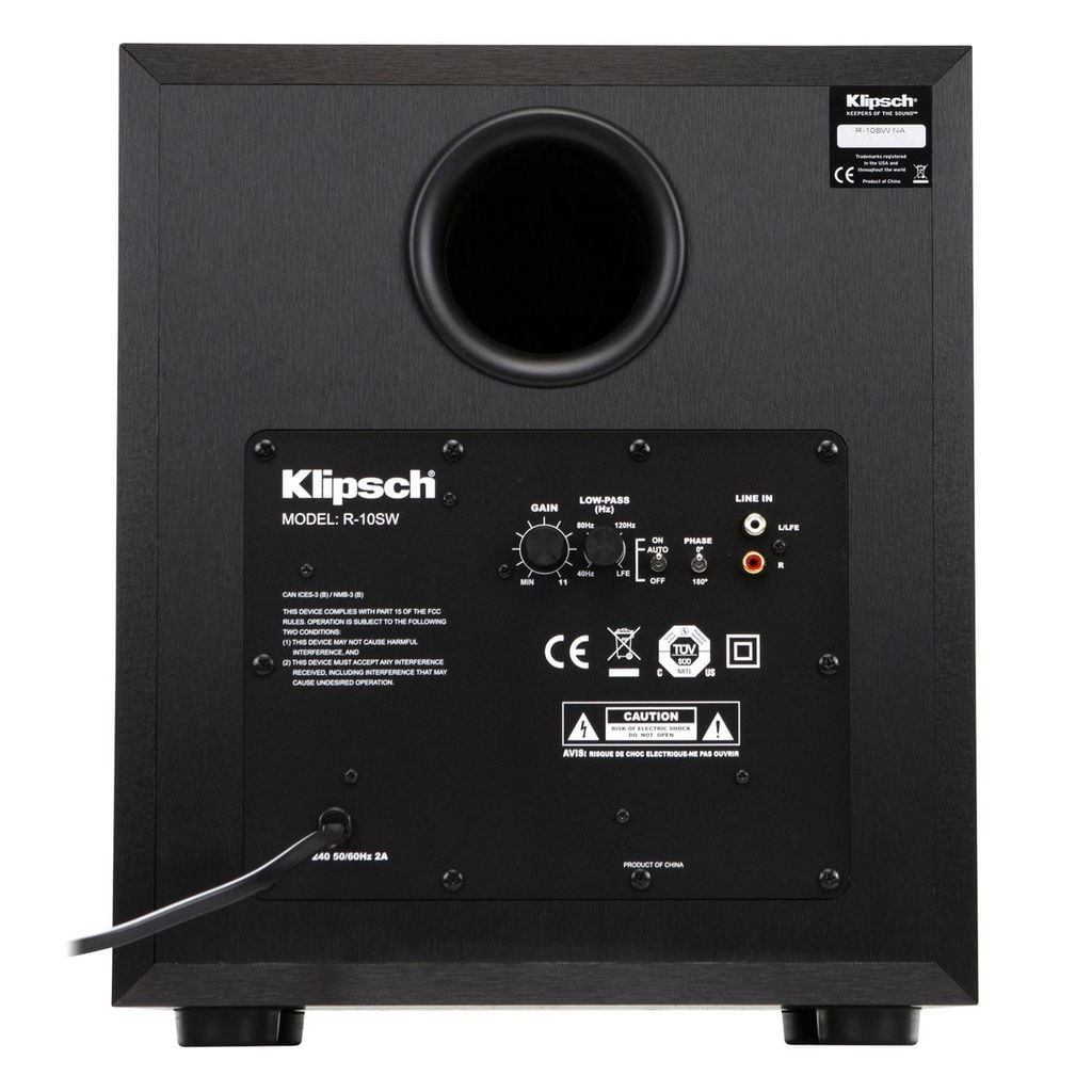 Loa subwoofer Klipsch R-10SW chính hãng - Hình 2