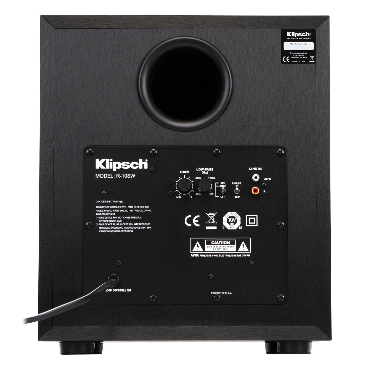 Loa subwoofer Klipsch R-10SW chính hãng - Hình 2