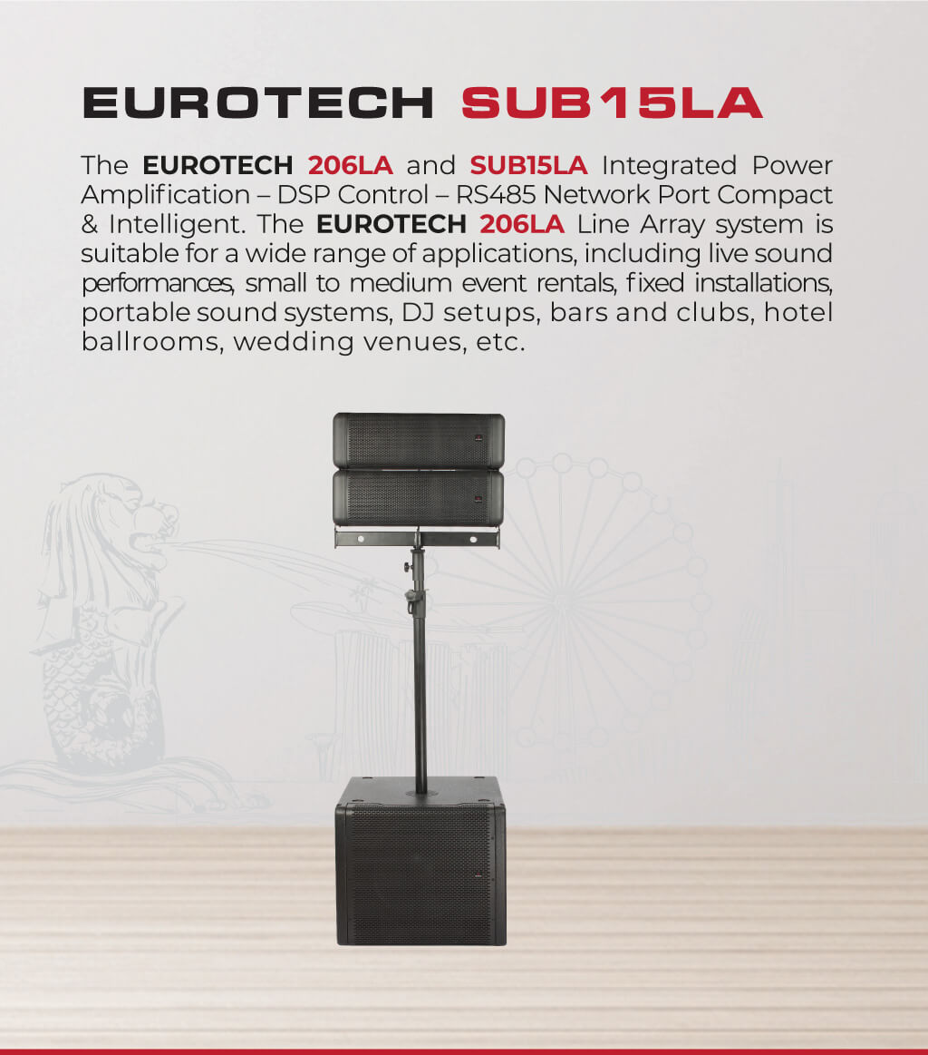 Loa Subwoofer Sumico EUROTECH SUB15LA Chính Hãng - Hình 4