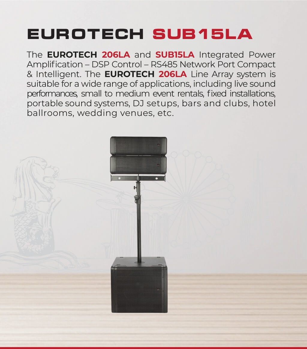 Loa Subwoofer Sumico EUROTECH SUB15LA Chính Hãng - Hình 4