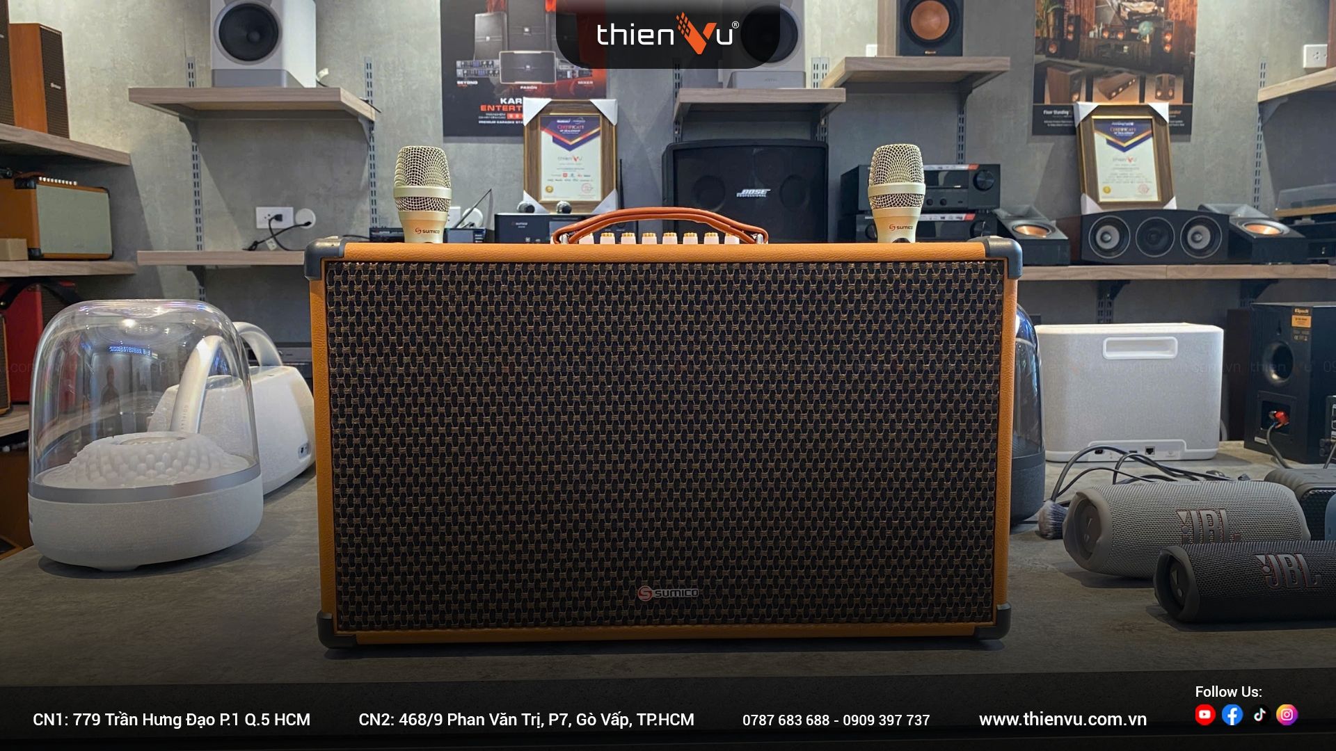 Loa karaoke di động Sumico BT-S82 chính hãng - Hình 5
