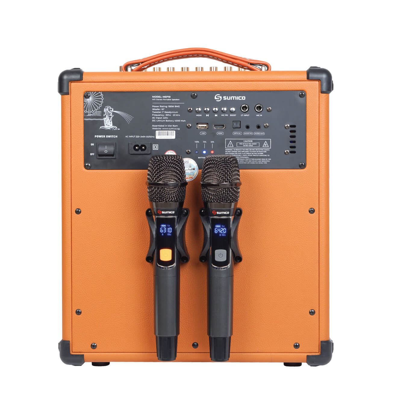 Loa karaoke di động Sumico MSP10 chính hãng - Hình 2