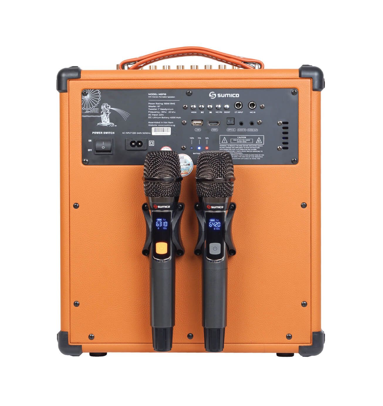 Loa karaoke di động Sumico MSP10 chính hãng - Hình 2