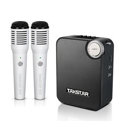 Loa Trợ Giảng Takstar E500W Dual Handheld Hai Micro Không Dây Cầm Tay - Thumb 1