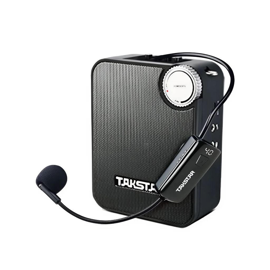 Loa Trợ Giảng Takstar E500W Headset + Handheld 1 Mic Không Dây Cài Đầu, 1 Mic Không Dây Cầm Tay - Hình 2