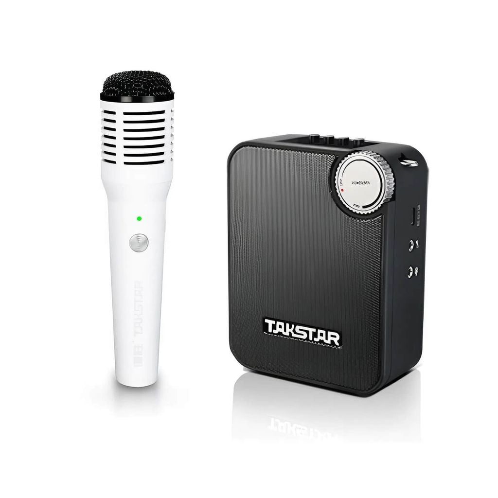 Loa Trợ Giảng Takstar E500W Single Handheld 1 Mic Không Dây Cầm Tay - Hình 1