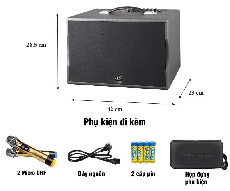 Loa Xách Tay Dalton PS-K8A chính hãng - Hình 2