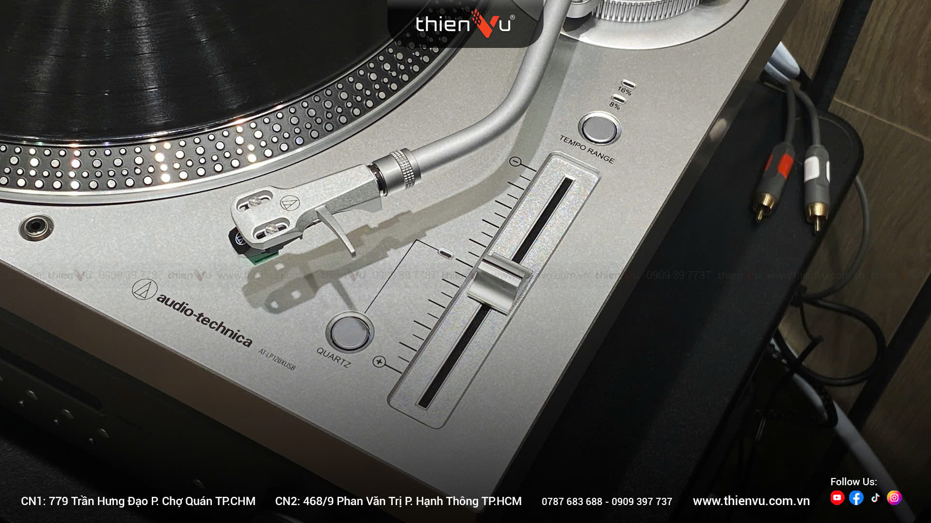 Mâm đĩa than Audio-Technica AT-LP120XUSB hiện đại - Hình 4