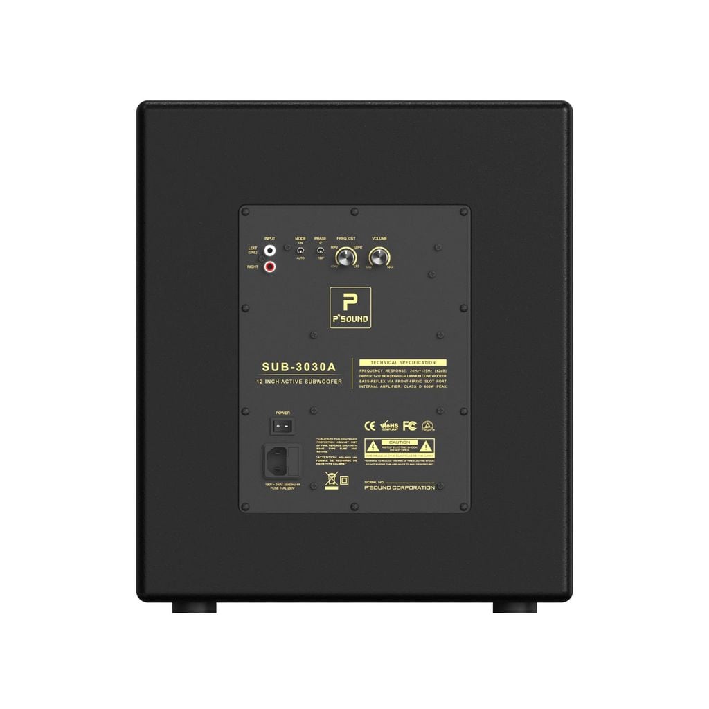 Loa subwoofer P''SOUND SUB-3030A chính hãng - Hình 2