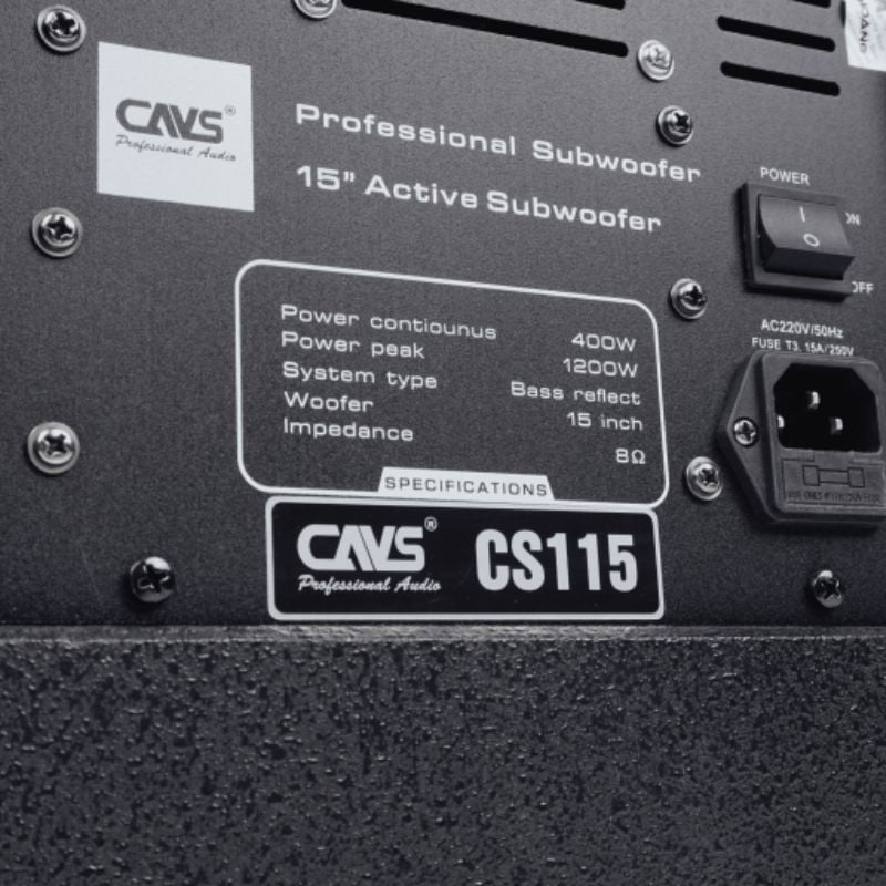Loa Subwoofer CAVS CS115 Chính Hãng - Hình 2