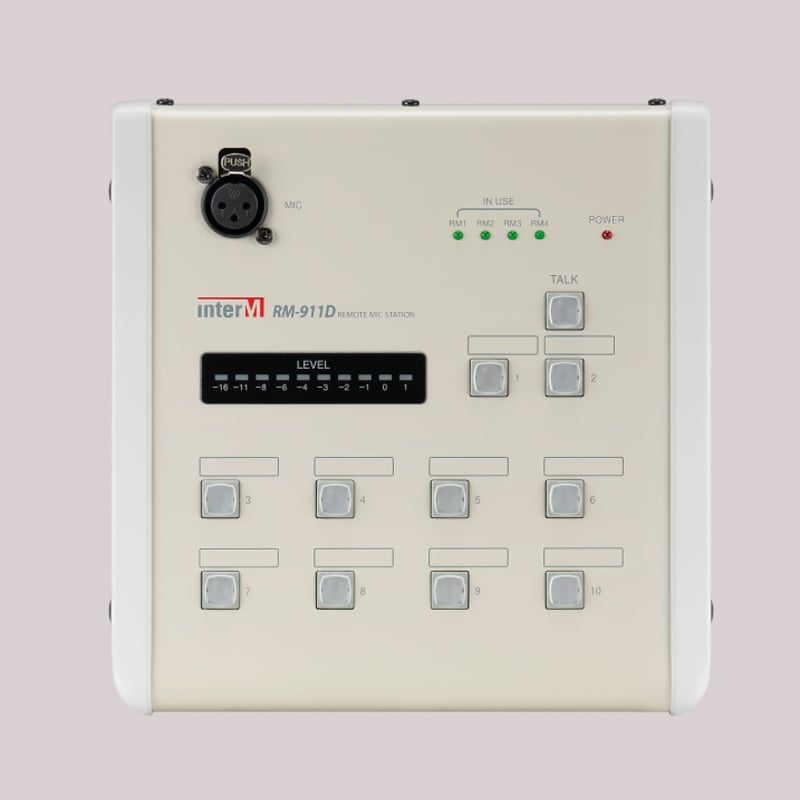 Trạm Micro Điều Khiển Từ Xa Để Bàn Inter-M RM-911D Chính Hãng - Hình 3